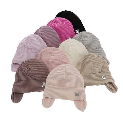 Őszi/tavaszi sapka lányoknak bézs Amaya