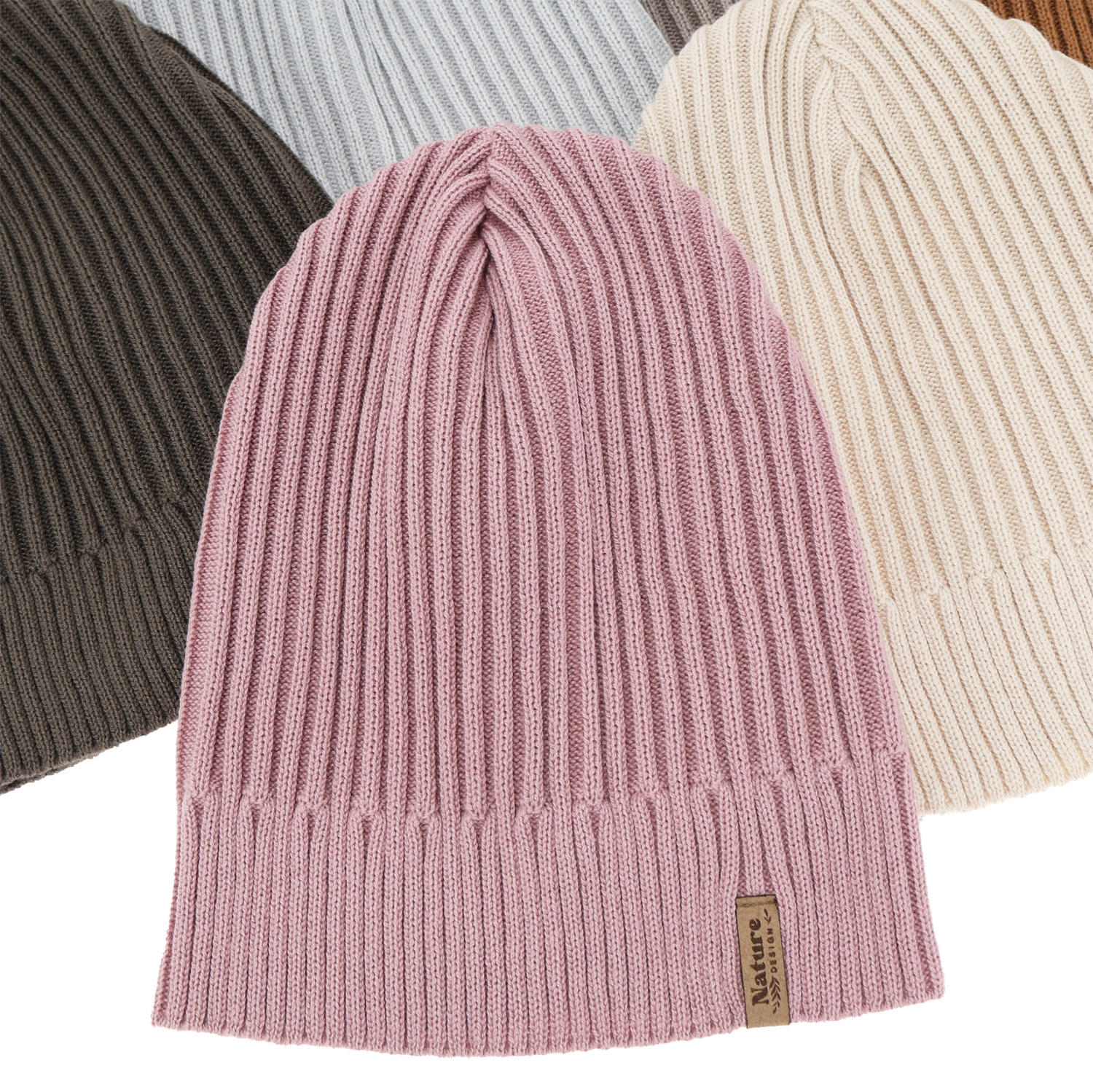 Női tavaszi-őszi sapká, pamuttal, szürke, Mirona