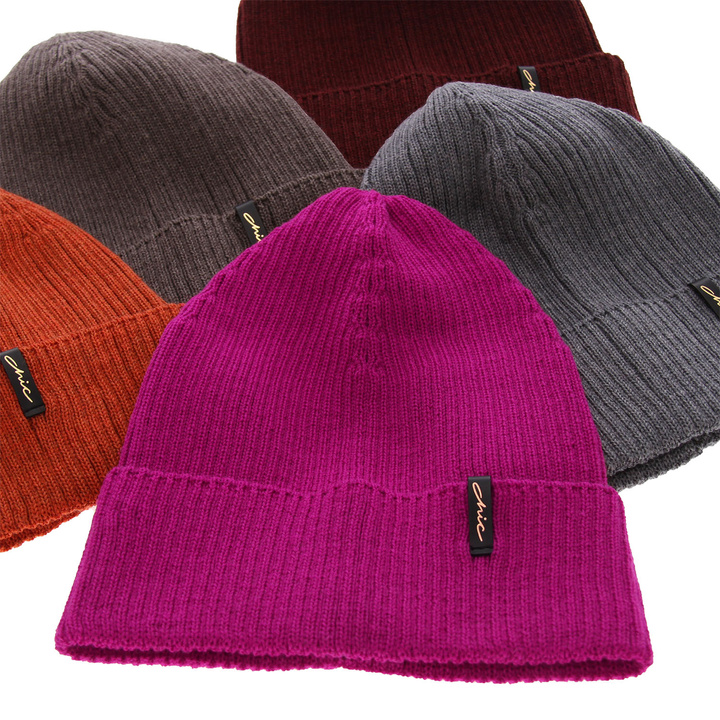 Női téli sapka sötétszürke 100% extrafinom Merino gyapjú Megan