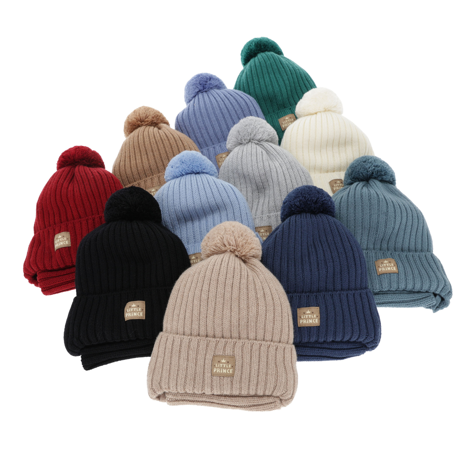 Kisfiú téli sapka és nyakmelegítő szett, smaragdzöld, 100% merinó gyapjú, gyapjú polárral bélelt, megkötős, Masil