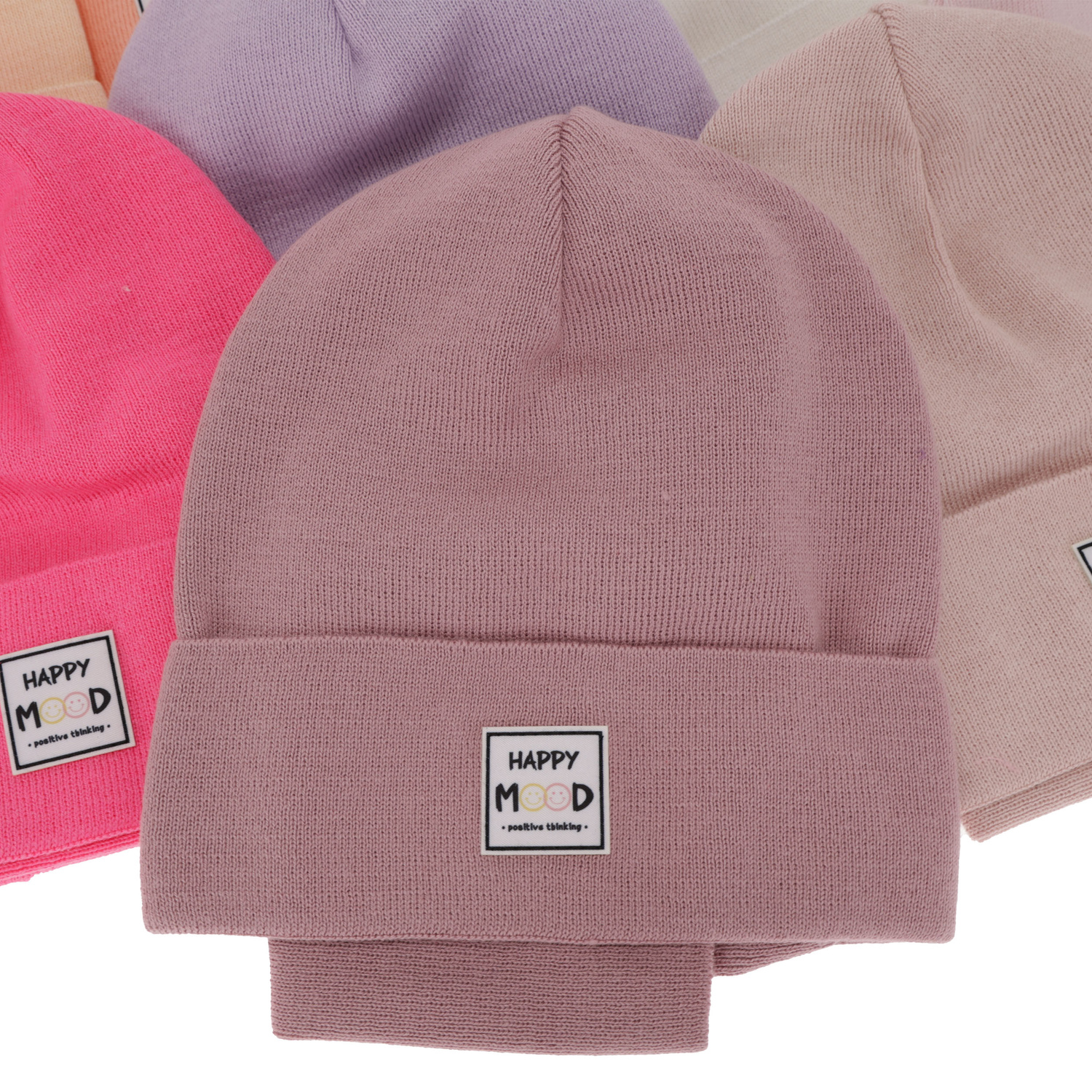 Őszi/tavaszi készlet lányoknak: sapka és nyakmelegítő, pamuttal, rózsaszín Mersila