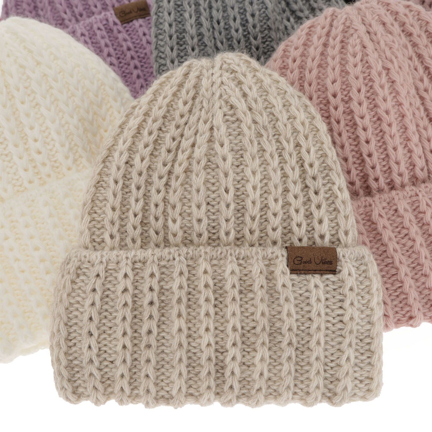 Rózsaszín női téli sapka Ceres