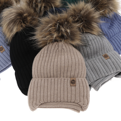 Fiú téli szett: sapka és sál zöld 100% extrafine merino gyapjú Juno