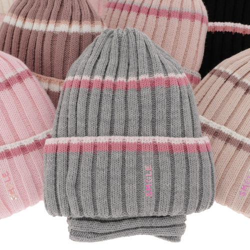 Lányok téli szettje: sapka és csősál szürke Judit