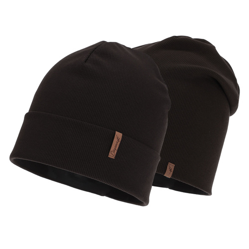 Női tavaszi-őszi sapka, barna, pamut, Zenita