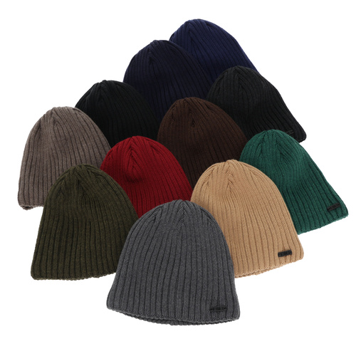 Férfi téli sapka, camel, merinó gyapjúval, Adagio