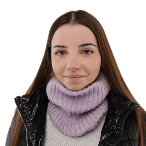 Téli csősál női szürke gyapjú merinó Besta