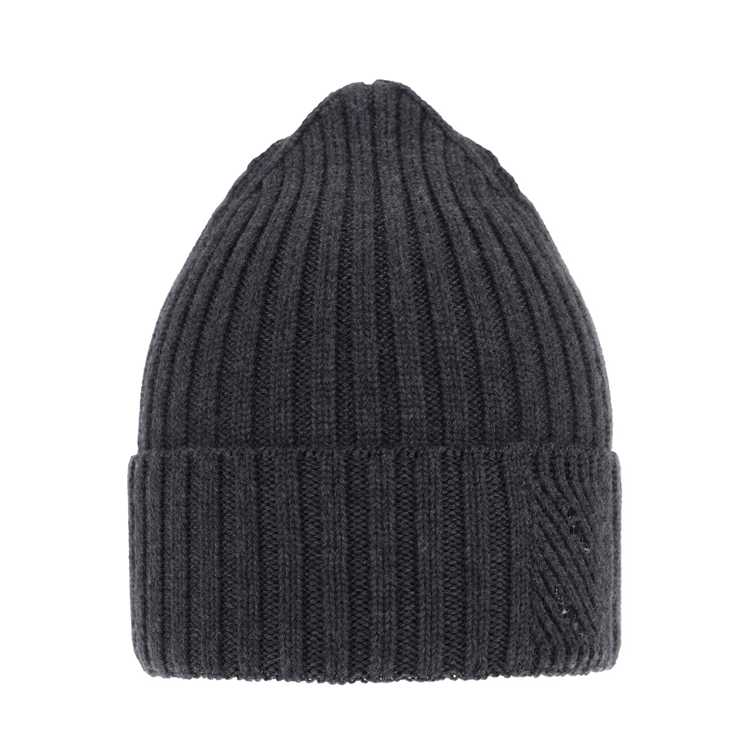 Női téli sapka szürke 100% extrafine merinói gyapjú Ariga