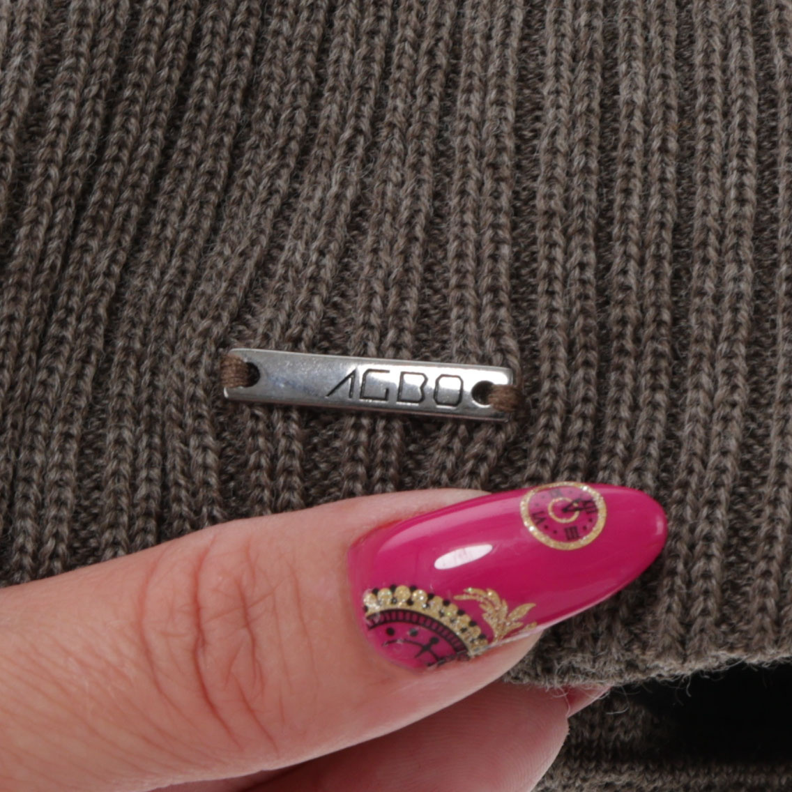 Férfi téli sapka, kék, merinó gyapjúval, Baltor