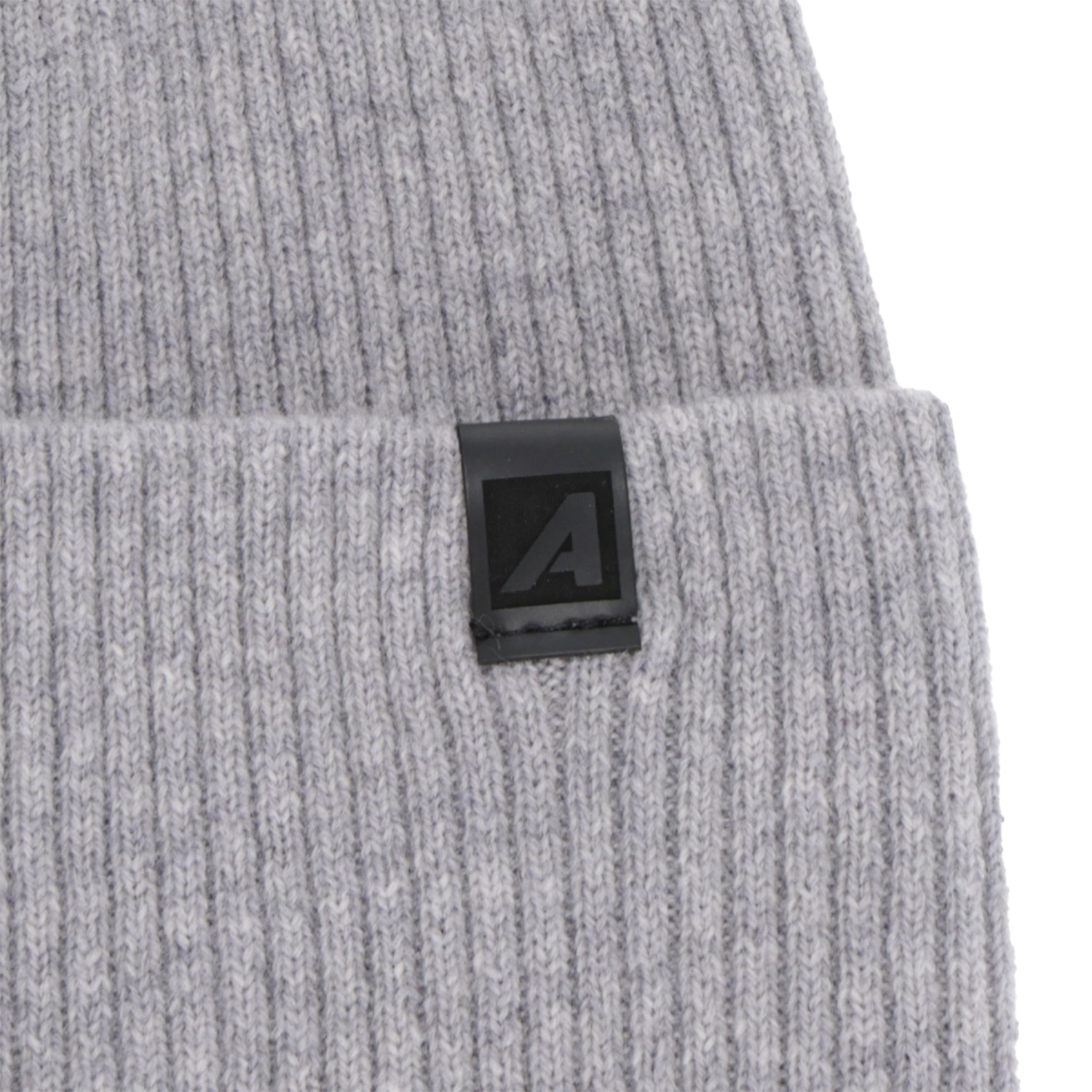 Férfi téli sapka, szürke, merinó gyapjú kašmírral, Azuryt