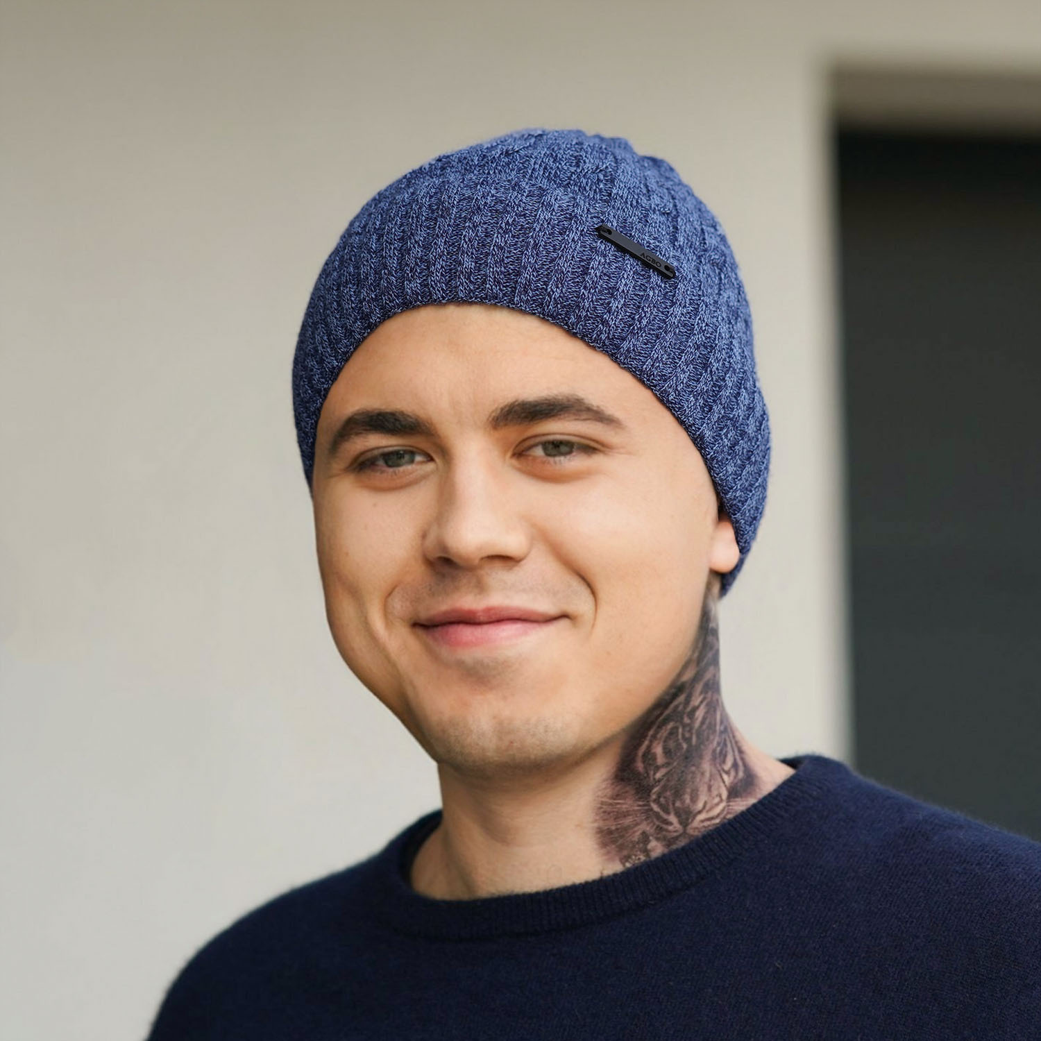 Férfi téli sapka, sötétszürke Mishel