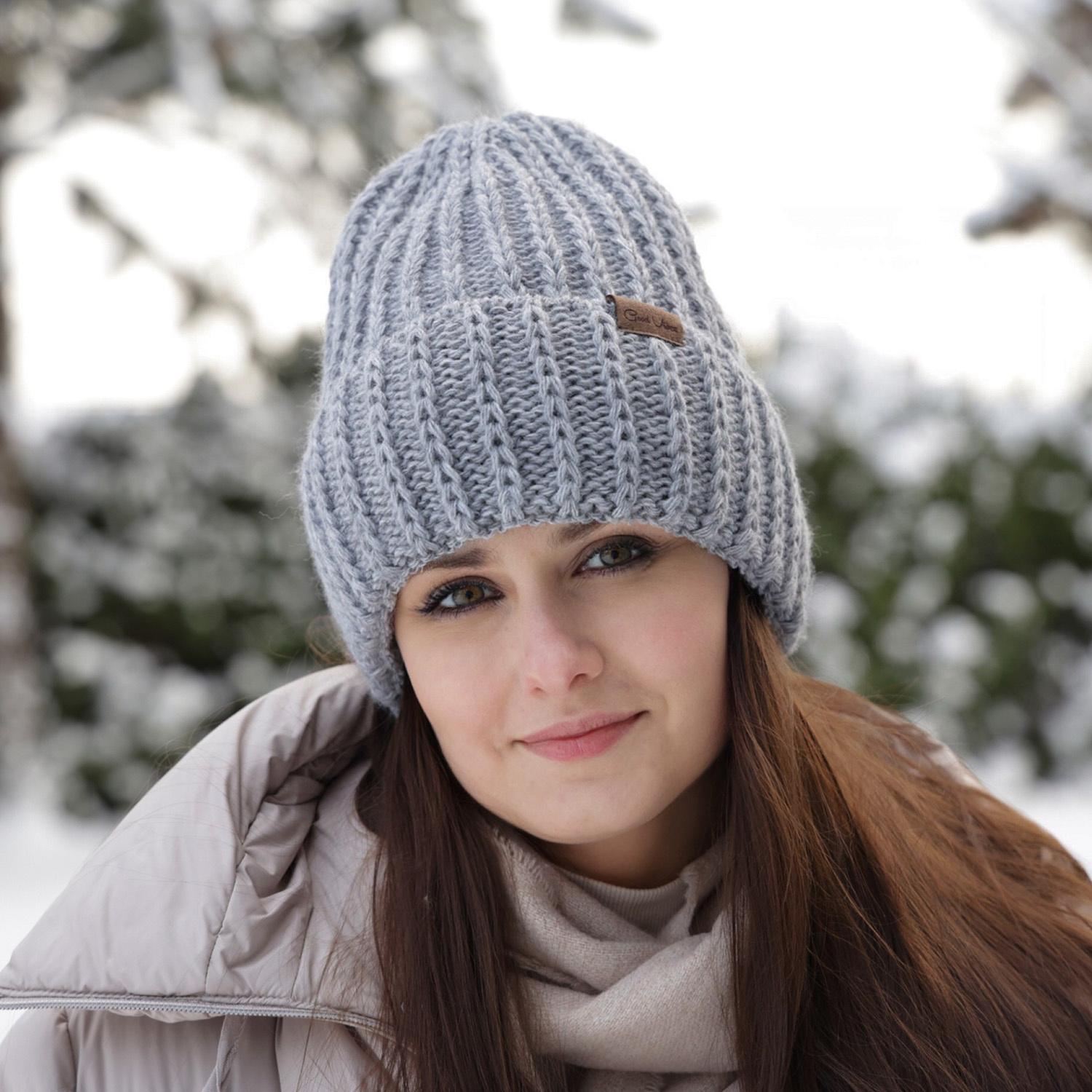 Rózsaszín női téli sapka Ceres