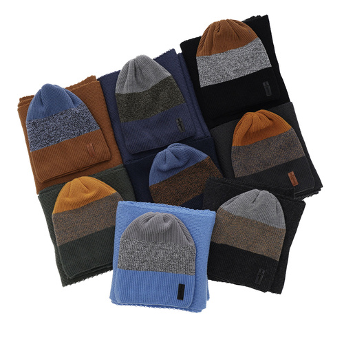 Fiú téli szett: sapka és sál kék Sonik