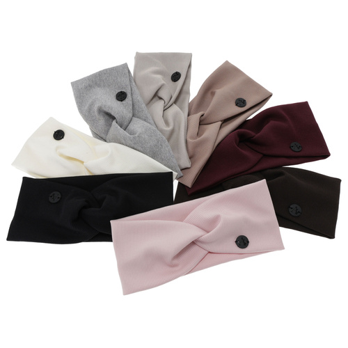 Női őszi-tavaszi fejpánt, barna, pamut, Auri