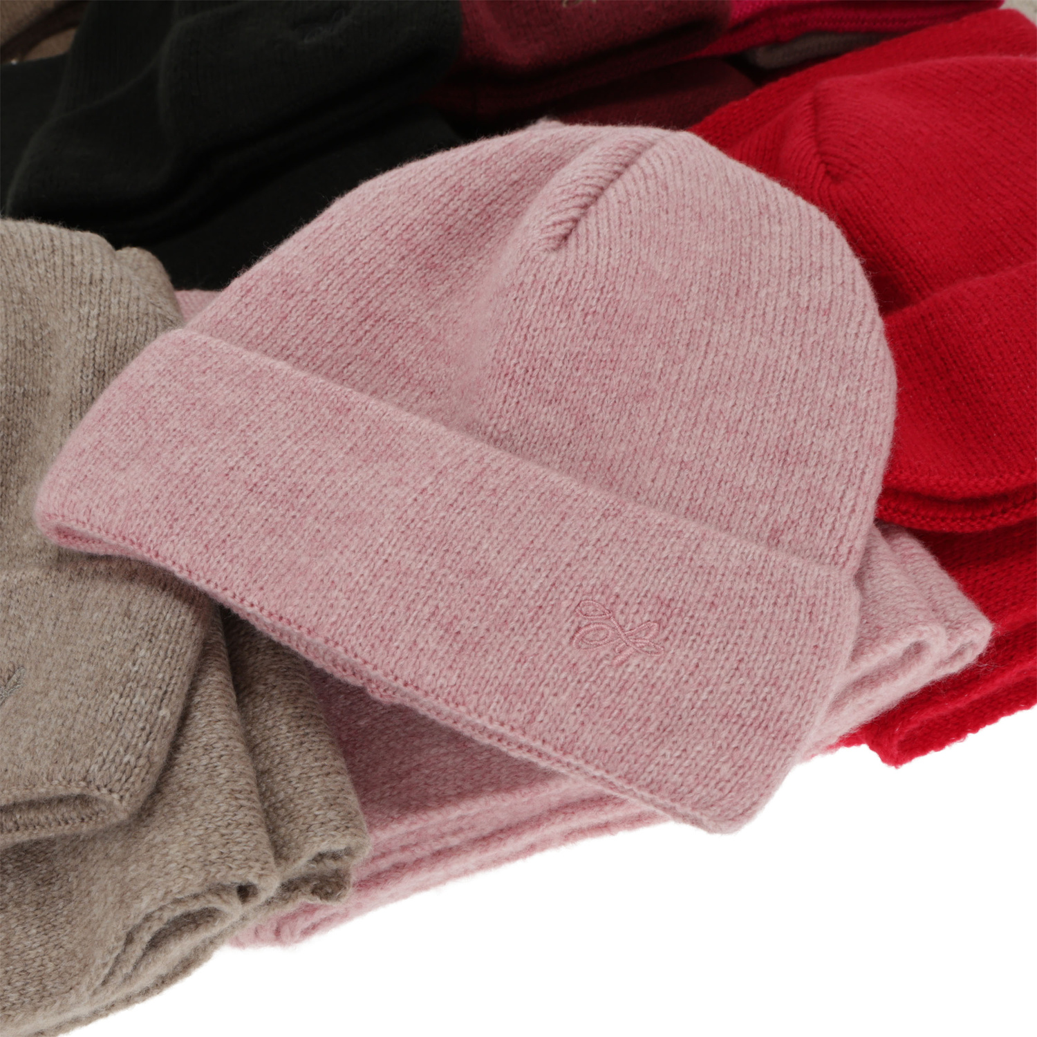 Női téli sapka és sál szett, szürke, Rava