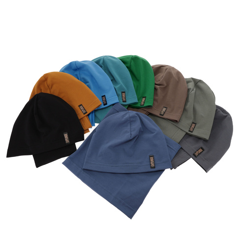 Őszi/tavaszi szett fiúknak: pamut sapka és csősál kék Hobart