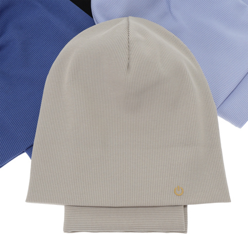 Kisfiú tavaszi-őszi sapka és nyakmelegítő szett, pamut, bézs, Desider