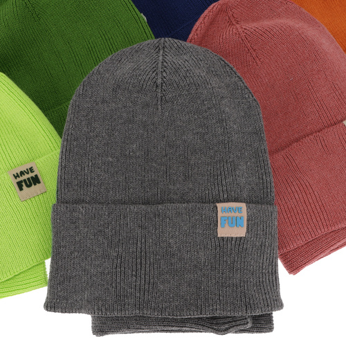 Őszi/tavaszi fiúszett: sapka és sálkendő, pamuttal, zöld Ottavio