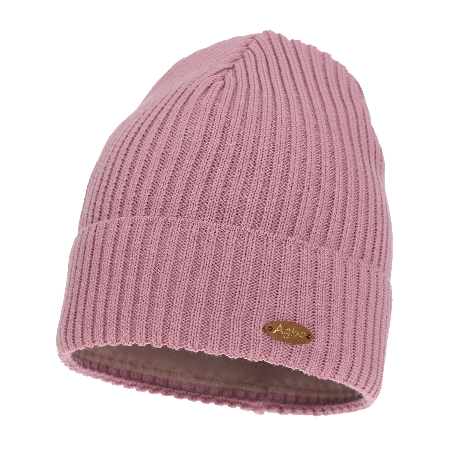 Női téli sapka, lila, merinó gyapjúval Shila