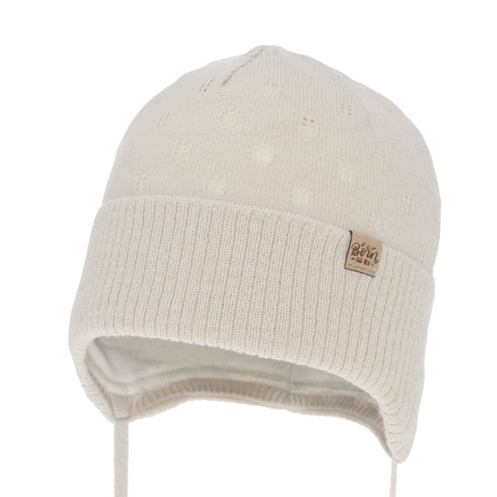 Kislány őszi-tavaszi sapka, rózsaszín, megkötős, Froya