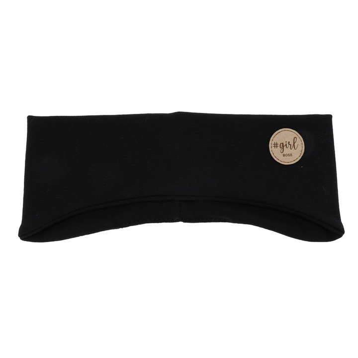 Kislány őszi-tavaszi fejpánt, fekete Maranta