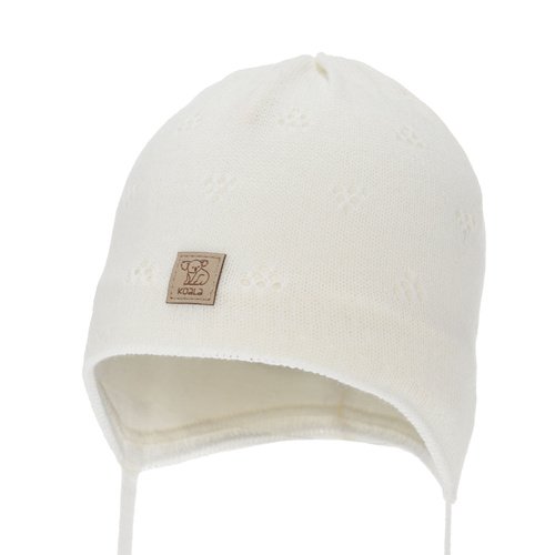 Kisfiú tavaszi-őszi sapka, bézs, megkötős, Slate