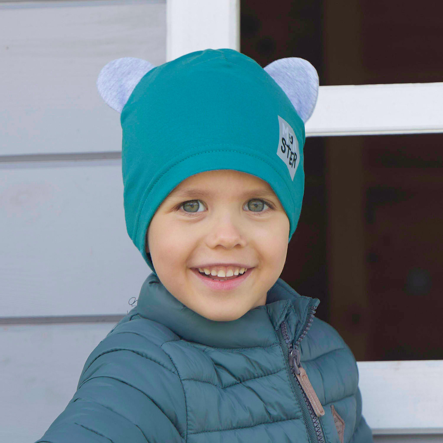 Fiú őszi/tavaszi pamut sapka kék Jugo