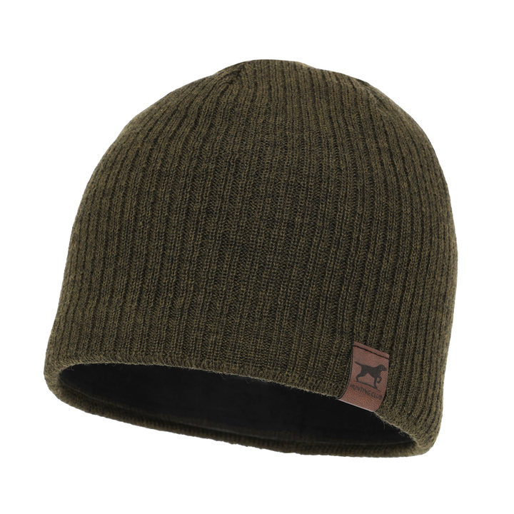 Téli vadászsapka merinó gyapjúból zöld Bird