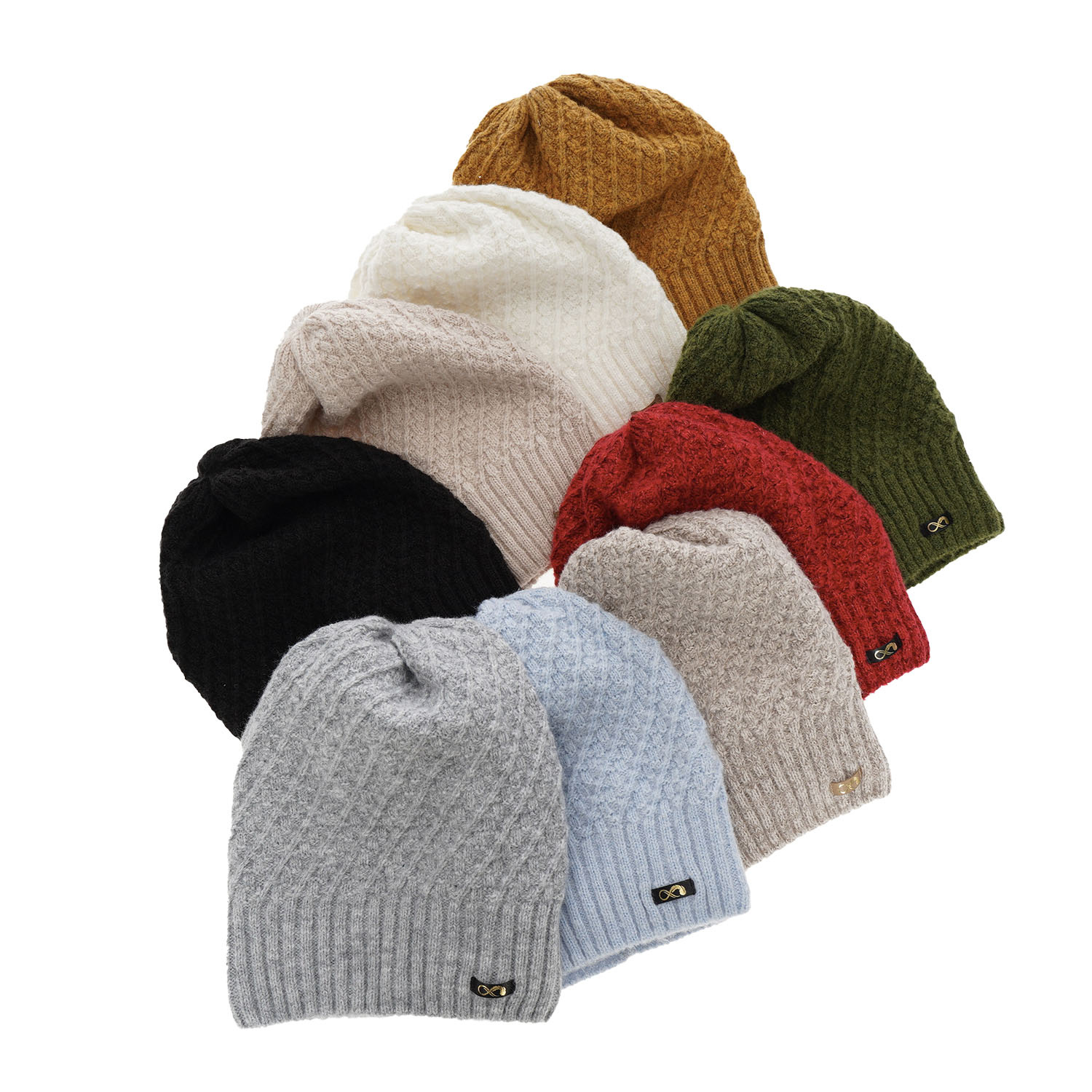 Női téli sapka merinó gyapjúból mézszínű Misha