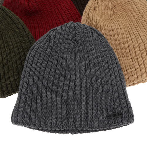 Férfi téli sapka, camel, merinó gyapjúval, Adagio