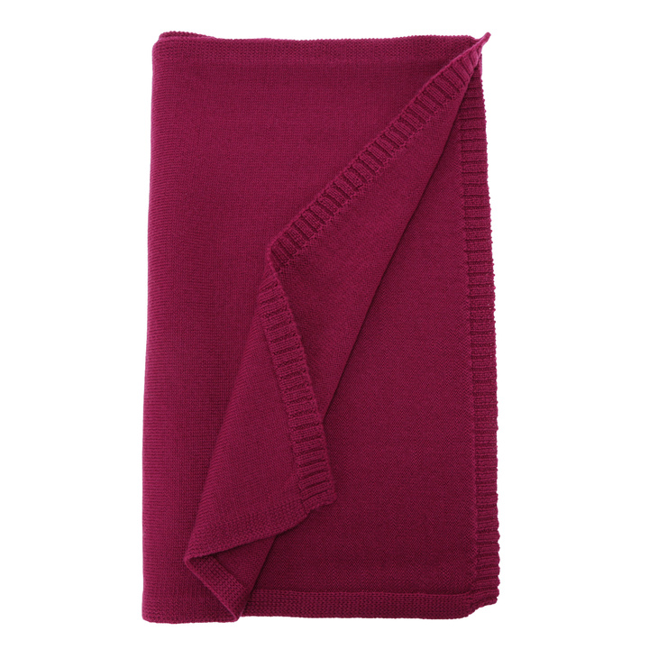 Női téli sál, amaránt, 100% merinó gyapjú, Elonia